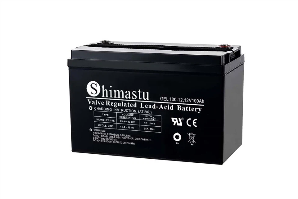 Batería de ciclo profundo de celda de gel de 100 Ah y 12 V